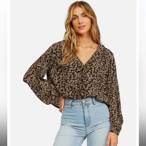 Billabong Floral Blouse